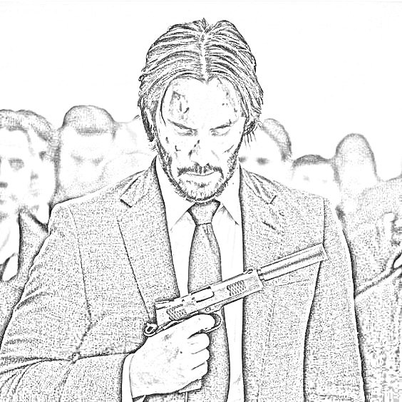 picture to pencil sketch drawing example